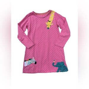 Unbranded Size 6 Zoo Animal Applique Dress